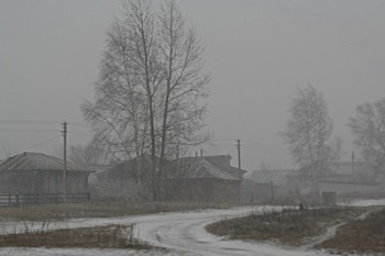 Серая пятница / Ветер принёс и снег и дождь.