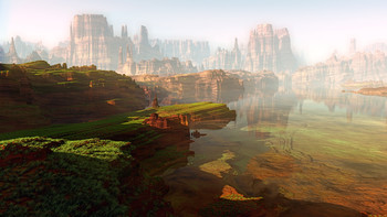 Где-то в горах... / на закате