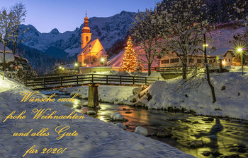 &nbsp; / weihnachtliche Ramsau