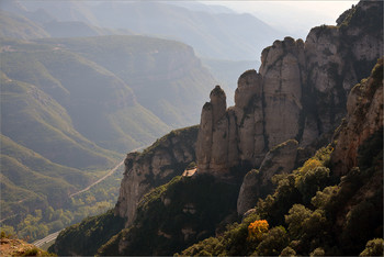 &nbsp; / Склон горы Монтсеррат. Каталония, Испания.