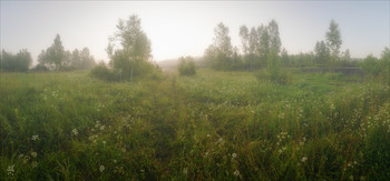 В тумане / Западная Сибирь, Кемерово