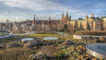 Шагаю по Москве / Китаянка гуляет в центре Москвы