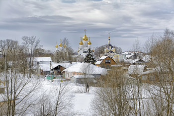 С Новым Годом! (зима в Русском городке) / зимний день в Переславле-Залесском