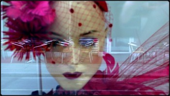 &nbsp; / natural reflections on the glass mixing with mannequin's face