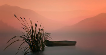 В тихой бухте... / лодка