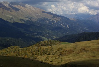 Даль ... / Архыз | Вид на хребет Абишира Ахуба