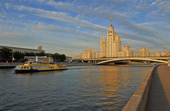 Моя Москва / Вид с набережной, пейзаж.