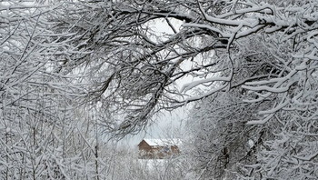 Домик. / Зимние зарисовки.
