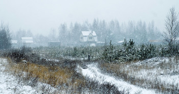 А снег идёт... / В Московской области.