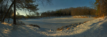 Про зимнее утро одного лесного озерка... / Когда была Зима...