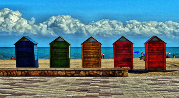 &nbsp; / Cullera - casetes a la platja - València