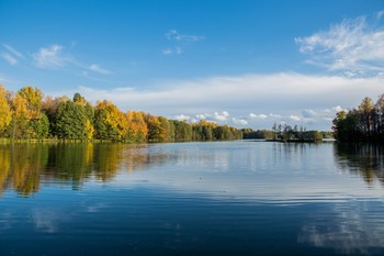 Осенний день / Волжский залив Топуча.Татарстан,п.Васильево