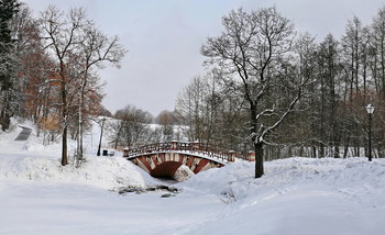 Горбатый мостик ( Царицынские мостики) / Горбатый мостик через речку Городню.