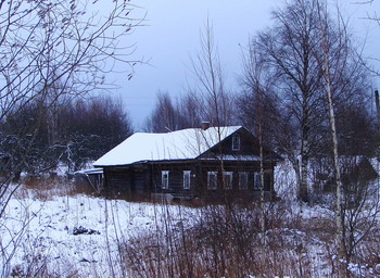 И к нам зима забрела. / Вологодская область. Глухомань. Медвежий угол.
