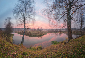 На рассвете. / Панорама