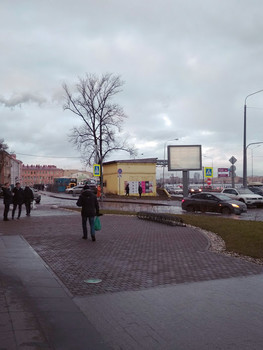 На улице в феврале / Санкт-Петербург,мобильное фото