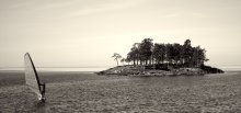 Серфер / Фотография снята на Ладожском озере.
температура воды +1°С