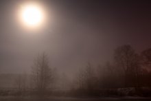 Ночной туман / ночью около реки