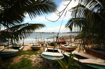 landscape sea / fisherman village