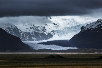 Языки древнего Ватнайокудля / Ватнайокудль - крупнейший ледник Исландии и Европы