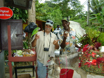 &nbsp; / in Ocho Rios, up the hill to the farms and rural is a store that sells happiness