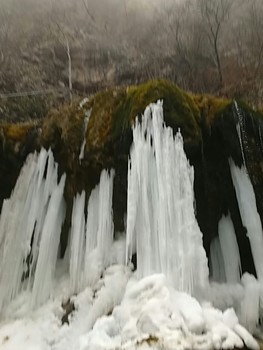 Замерзшие Чигемские водопады / Замерзшие Чигемские водопады