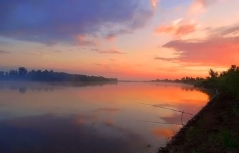 Летнее утро / Томская область, река Обь.