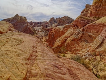 тропа / Долина Огня, Valley of Fire State Park, Nevada, USA