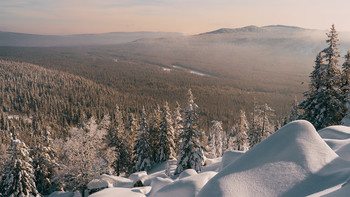 &nbsp; / Южный Урал, горы,деревья,