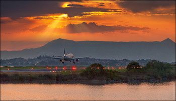 &nbsp; / Sunset landing