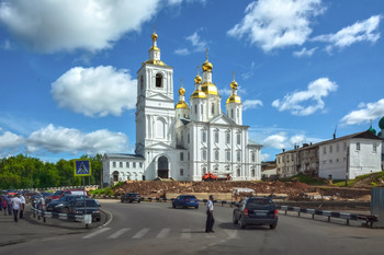 Церковь Благовещения Пресвятой Богородицы. / лето, Арзамас, Церковь Благовещения Пресвятой Богородицы.