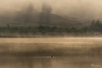 Утро на оз Халанда / Акшинский р-н, Забайкальский край