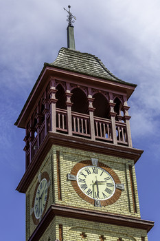  / This clock tower was a part of an old town hall in Ontario