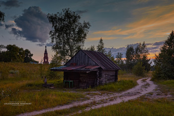 Рыбацкий домик / Деревенский пейзаж