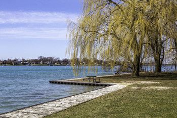 &nbsp; / It was a beautiful day along the river and I stopped at this small park