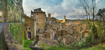 Пустые города / Сорано - Один из 3 туфовых городов в Тоскане - исторически от этрусков тысячи лет назад ... Конец ноября 2019 ...