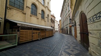Пустая Прага / Фото опустевшей во время карантина Праги.