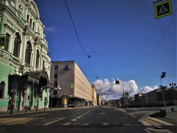 Пустые города / набережная Фонтанки. Санкт-Петербург