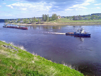 река Сухона / вологодская область