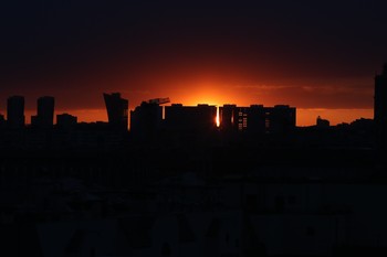 краски города / Москва закат
