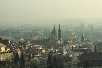 Город просыпается / Утро в Праге