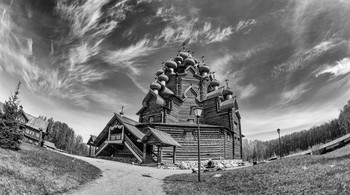 Церковь Покрова Просвятой Богородицы, ver. 2.0 / Санкт - Петербург, Невский лесопарк, 11 мая 2020.