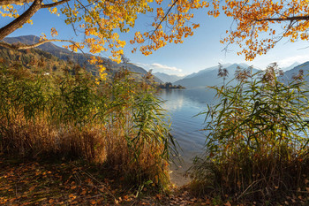 И осень прекрасна, когда на душе весна / И осень прекрасна, когда на душе весна.
Озеро Цель Ам Зее в Австрии.