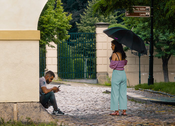 В Праге дождь. / Прага. Август 2019.