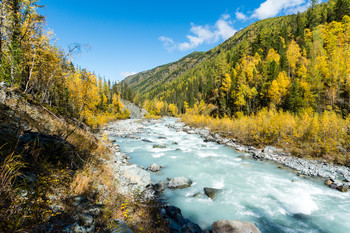 Река Аккем / Река в Республике Алтай