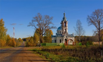 По Руси проездом / Космо-Дамиановская церковь. с.Трёхречье. (автор проекта - И.А.Чарушин)