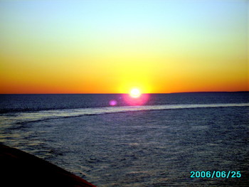 Циркуляция на рассвете / утро..Баренцево море ..