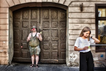 Проблемы с фокусом / The Vilnius street juggler