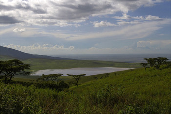 В кратере Нгоронгоро / Танзания
