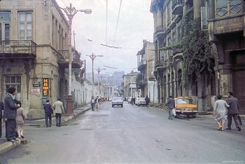 Улица Басина / Баку 1987.